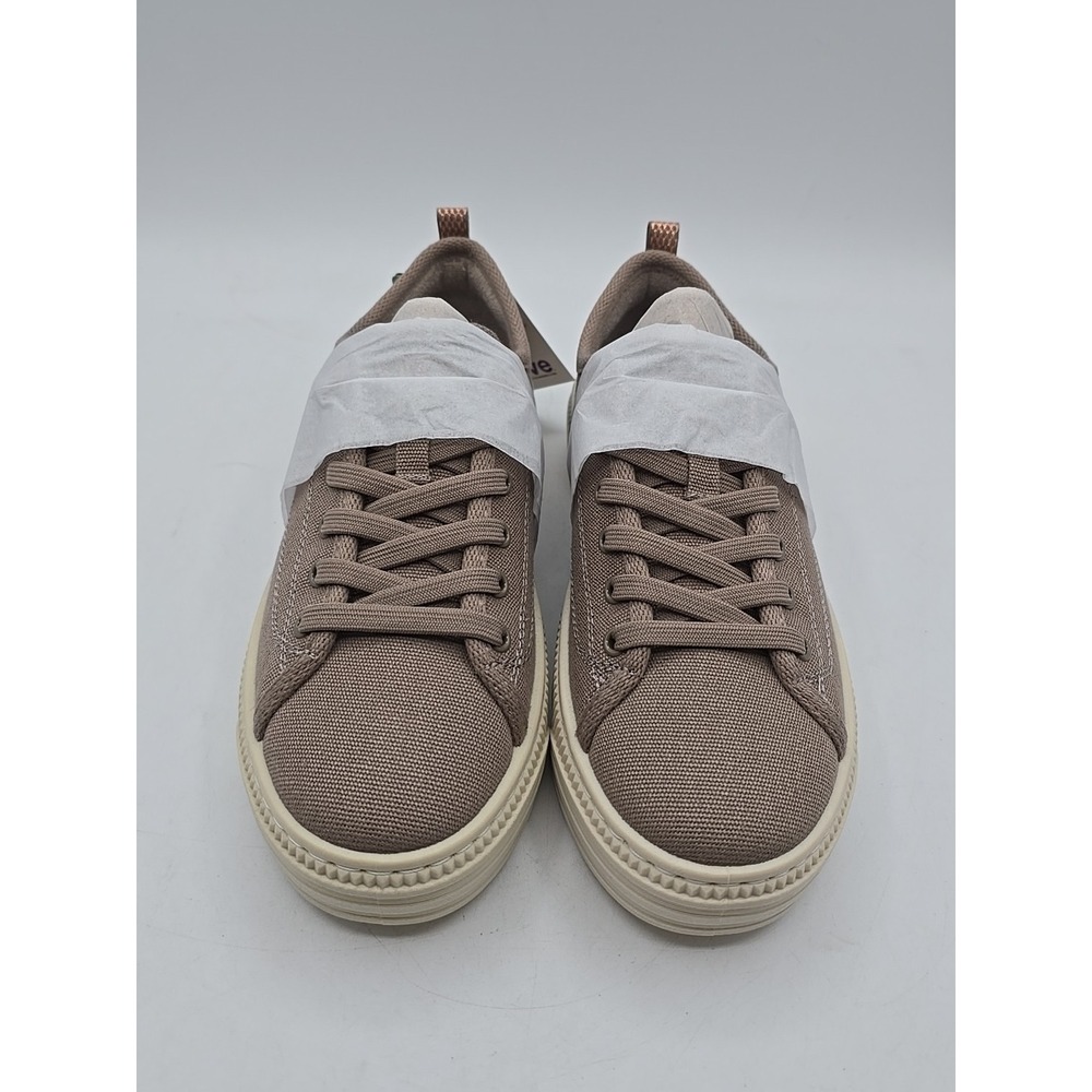 BOBS from SKECHERS Bobs Copa Women's Shoes Taupe Size 7 M Canvas‎ Upper